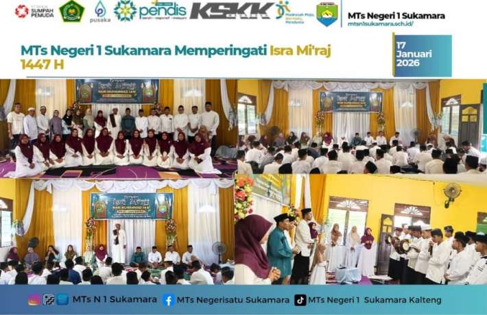 MTs Negeri 1 Sukamara Memperingati Isra Miraj 1447 H
